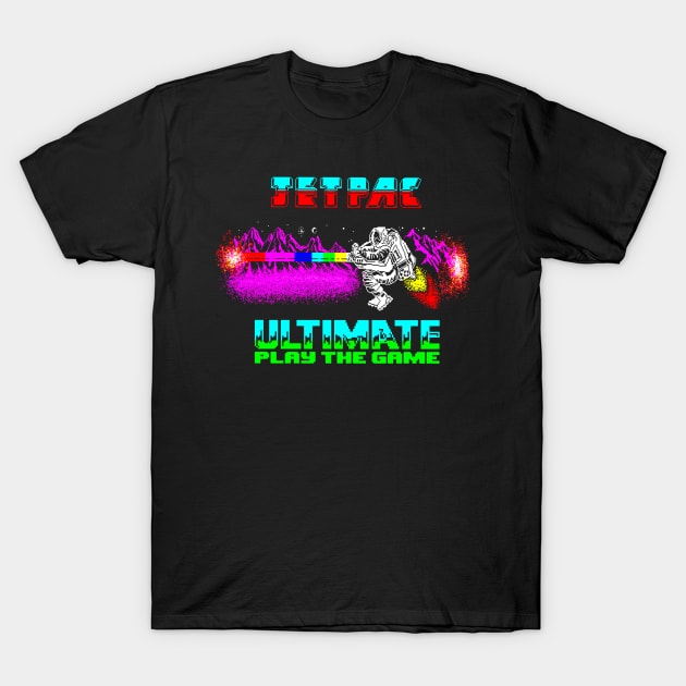 Retro Gaming Jet Pac 80s Classic T-Shirt by MotorManiac